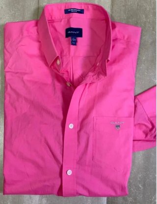 Camisa Gant , fucsia,nueva, L