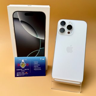 iPhone 16 Pro Max Blanco Factura Garantia Perfecto