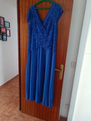 Vestido de fiesta azul