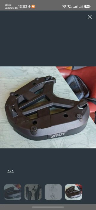 Parrilla GIVI M7 para Baúl Monokey