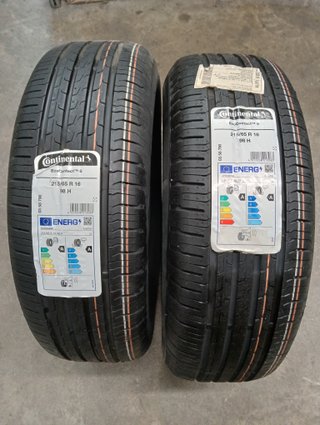 2 Neumáticos Continental EcoContact 6 215/65 R16