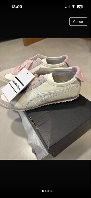 Deportivas Onitsuka Tiger Beige y Rosa