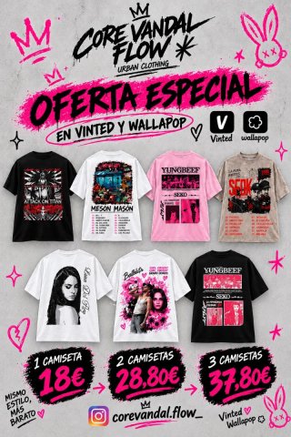 Camisetas Core Vandal Flow