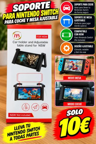 Soporte para Nintendo Switch (Coche y Mesa)