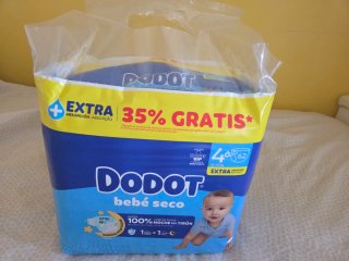 Pañales Dodot Bebé Seco Talla 4+