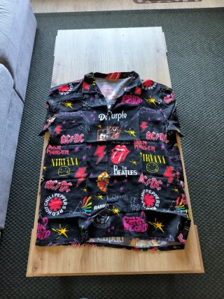 Camisa manga corta rock