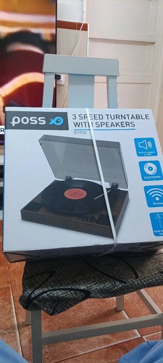 Tocadiscos Inalámbrico Poss con Altavoces