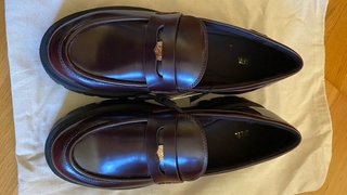 Mocasines Zara burdeos