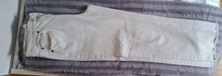 Pantalón vaquero blanco