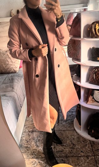 Abrigo Rosado Talla XS,S