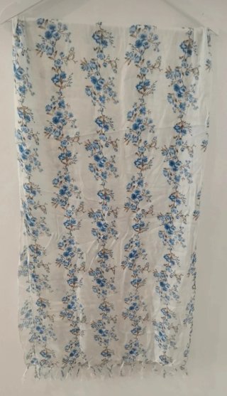 Pañuelo de cuello estampado floral