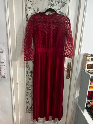 Vestido de fiesta largo rojo