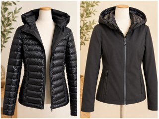 Anorak Reversible Negro Talla S
