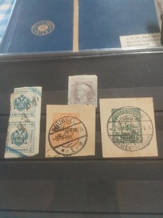 Colección de 4 Sellos Antiguos Alemanes