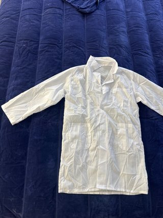 Bata blanca de laboratorio