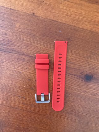 Correa de Reloj Bisonstrap 22mm Roja