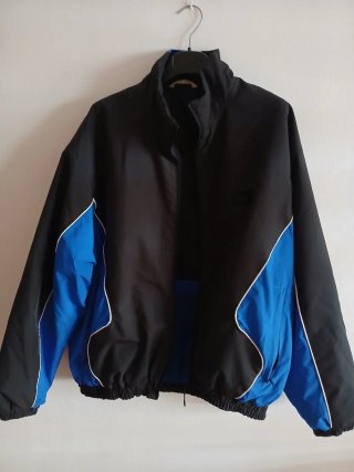 Cazadora Zara Negra y Azul Talla M