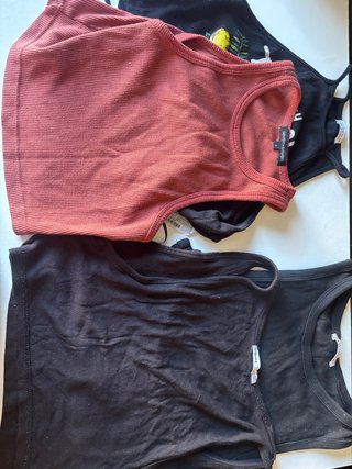 Lote 4 Crop Tops Zara y Bershka