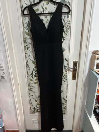 Vestido largo negro