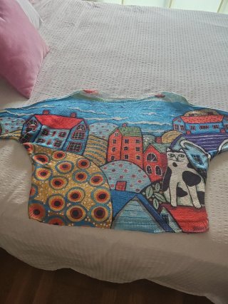 Jersey con estampado artístico