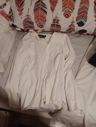 Camisa de vestir blanca