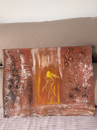 Dibujo en témpera original