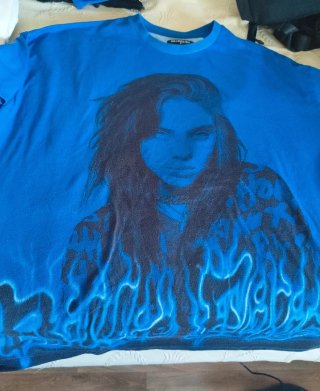 Camiseta Billie Eilish Azul