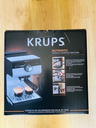 Cafetera Espresso Krups sin abrir