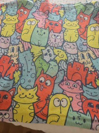 Jersey con estampado de gatos
