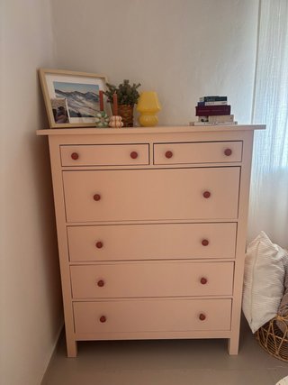 Cómoda IKEA Restaurada Rosa