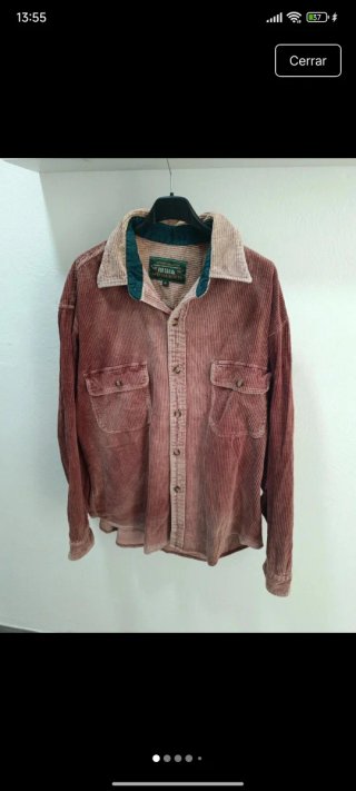 Sobre/Camisa de Pana Vintage Fossil