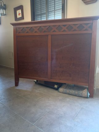 Cabecero de Cama de Matrimonio de Madera