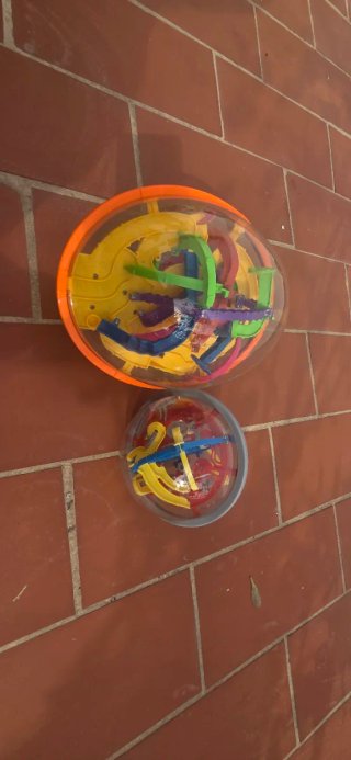 Set de 2 Juegos de Laberinto en Esfera