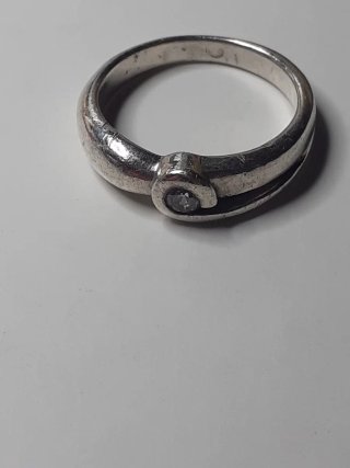 Anillo Solitario de Plata 925