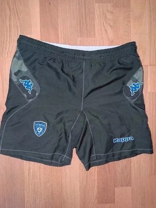 Pantalón Corto SC Bastia Kappa Verde Oscuro y...