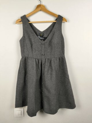 Vestido Gris Cache Cache Talla S
