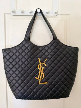 Bolso YSL Negro Acolchado