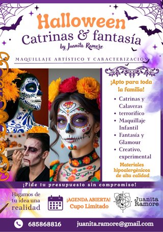 Maquillaje artistico y halloween