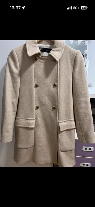 Abrigo Zara Beige