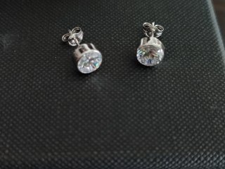 Pendientes Oro Blanco 18K José Luis