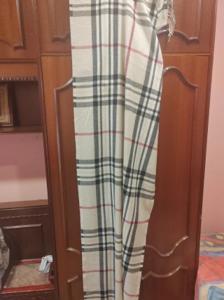 Bufanda de Cashemere Estampado Cuadros