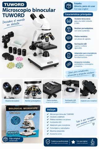 Microscopio Binocular TUWORD