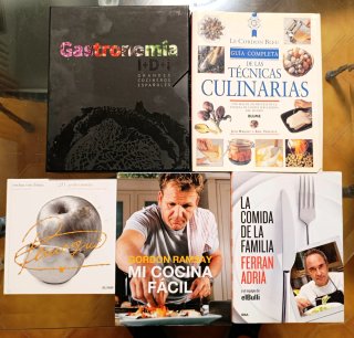 Lote libros de cocina. Ferran Adrià, Gordon Ramsay