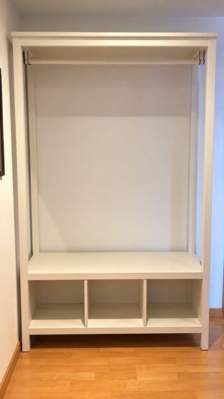 Perchero recibidor/dormitorio HÄNGA IKEA blanco