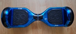 Hoverboard Skate Flash Azul con cargador y funda.