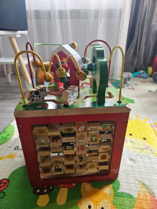 Cubo de Actividades de Madera