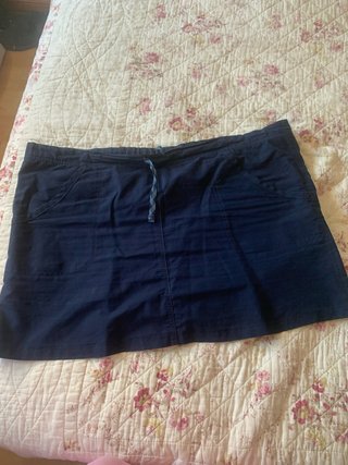 Falda pantalón azul nueva