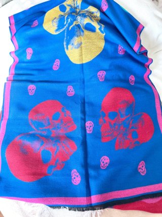 Pashmina de Cachemir con Estampado