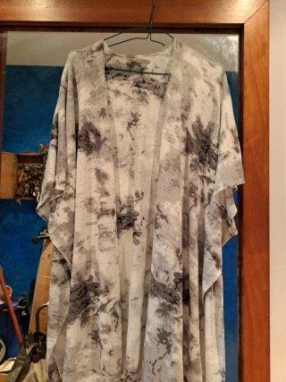 Chaquetilla de hilo estampada