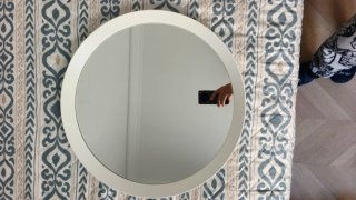 Espejo Redondo IKEA Langesund Blanco 50cm
